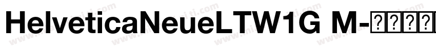 HelveticaNeueLTW1G M字体转换